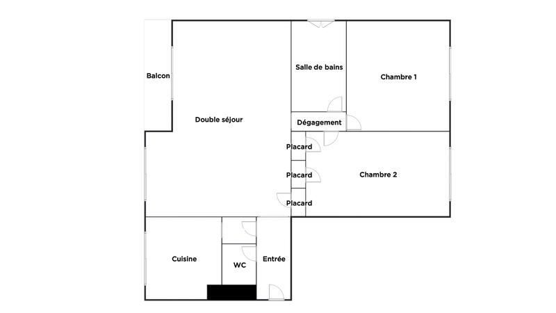 Appartement - 91 m² - 4 pièces