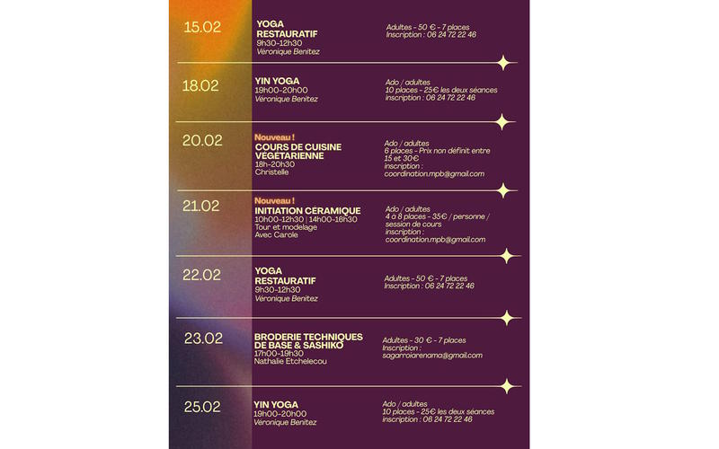 Ateliers Manufacture Pays Basque - Yin Yoga