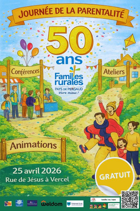 Journee de la Parentalité / 50 ans Familles Rurales Pays de Pergaud