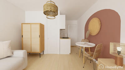 Appartement ancien - 18 m² - 1 pièce