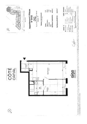 Appartement - 42 m² - 2 pièces