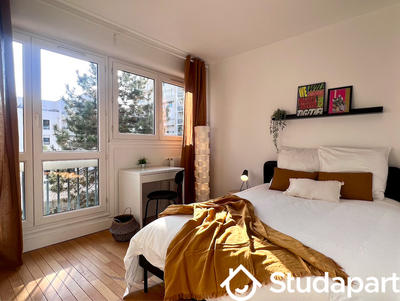 Chambre - 9 m² - 1 pièce