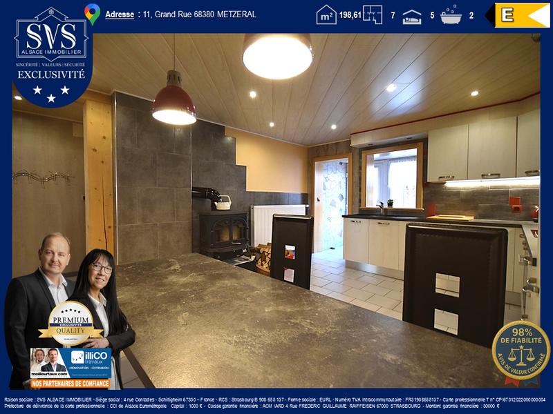 Maison - 199 m² - 7 pièces