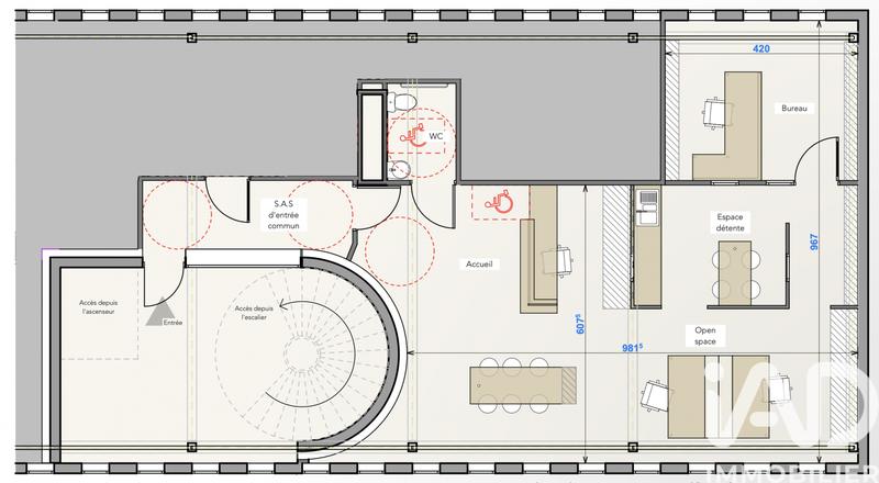 Appartement - 80 m² - 2 pièces