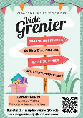 Vide grenier de l'école st joseph