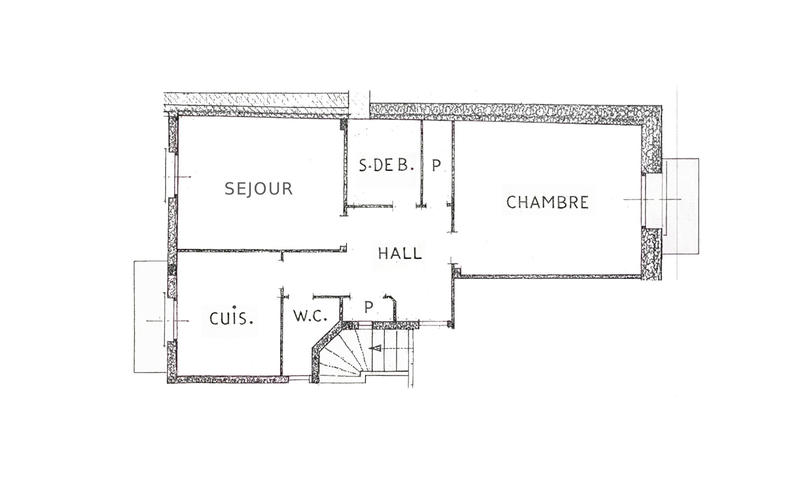Appartement - 51 m² - 2 pièces