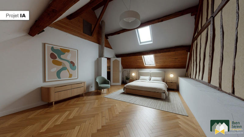 Maison ancienne - 125 m² - 4 pièces