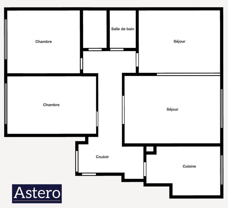 Appartement - 77 m² - 4 pièces