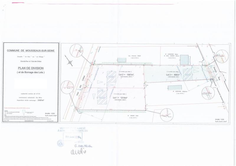 Terrain constructible - 1 214 m²