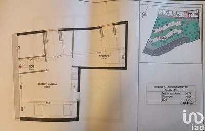 Appartement - 35 m² - 2 pièces