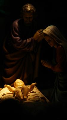 Crèche vivante  et Messe