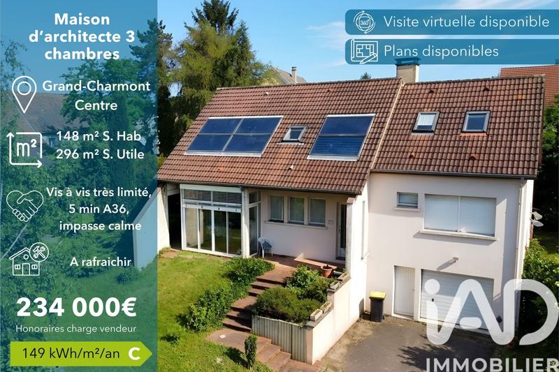 Maison de maîtres - 148 m² - 6 pièces