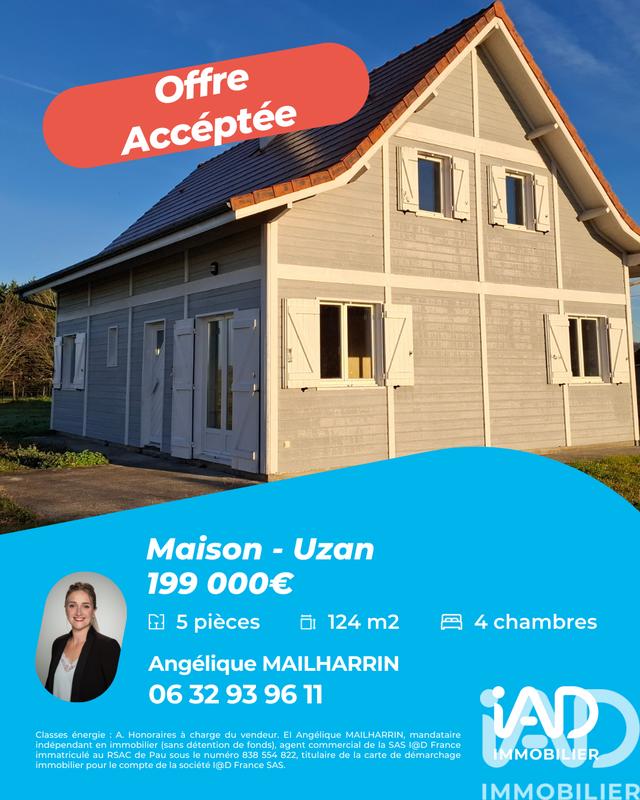 Maison de campagne - 124 m² - 5 pièces