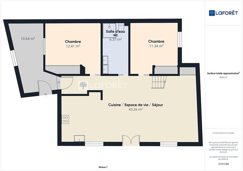 Maison - 126 m² - 7 pièces