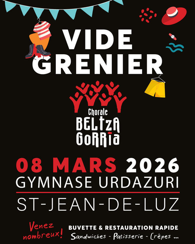 Vide grenier de la chorale beltza gorria
