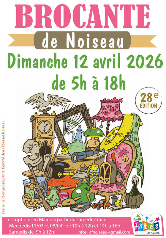 28ème brocante de noiseau