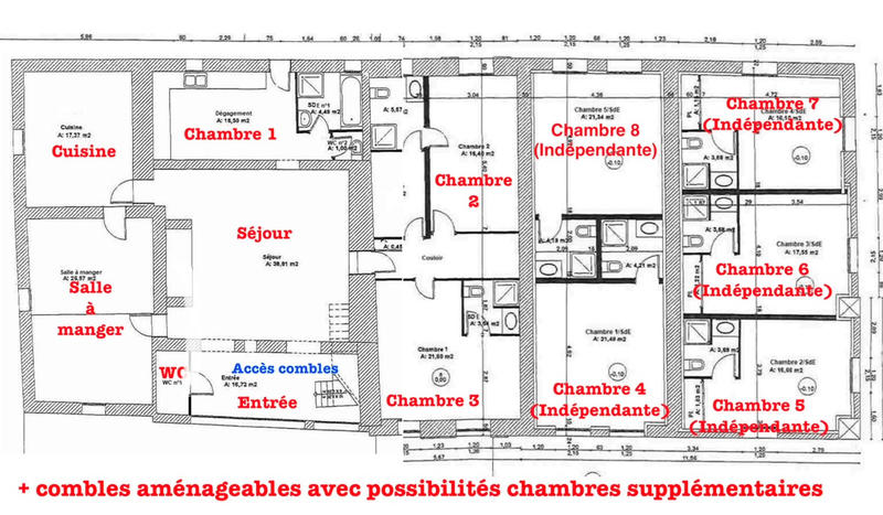Propriété - 293 m² - 12 pièces