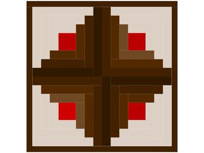 Exposition de Log Cabin, dans le cadre du festival Tout Feu Tout Flamme