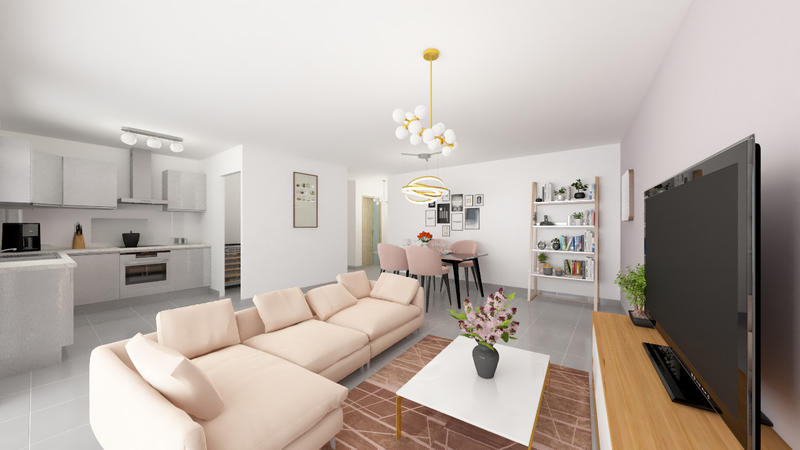 Appartement - 74 m² - 3 pièces