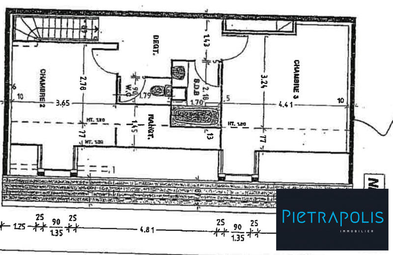 Appartement - 102 m² - 4 pièces