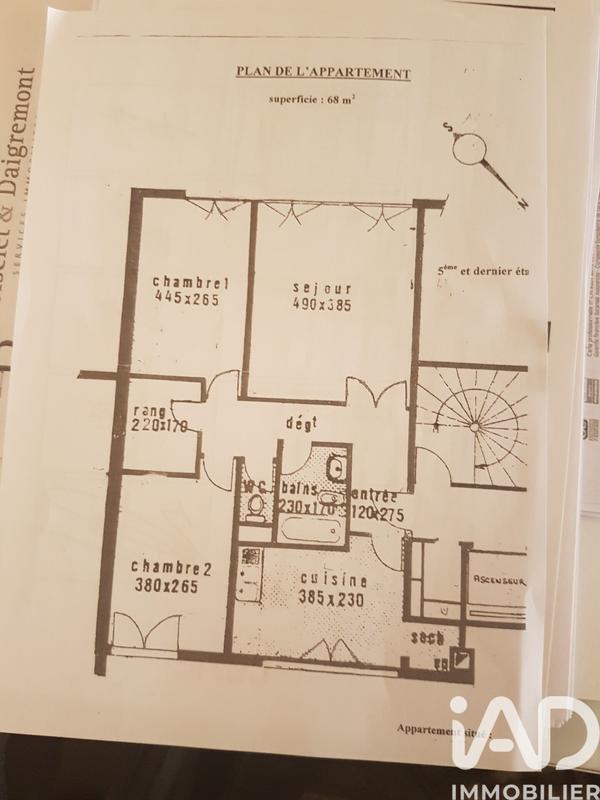 Appartement - 68 m² - 3 pièces