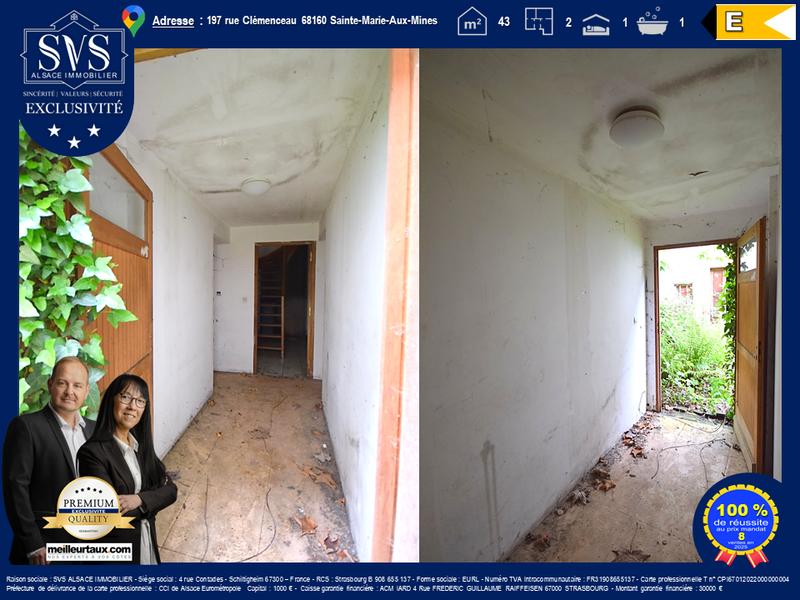 Appartement - 43 m² - 2 pièces