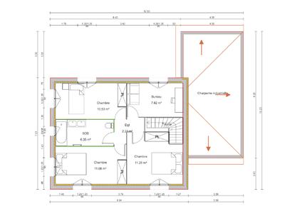 Maison - 94 m² - 4 pièces