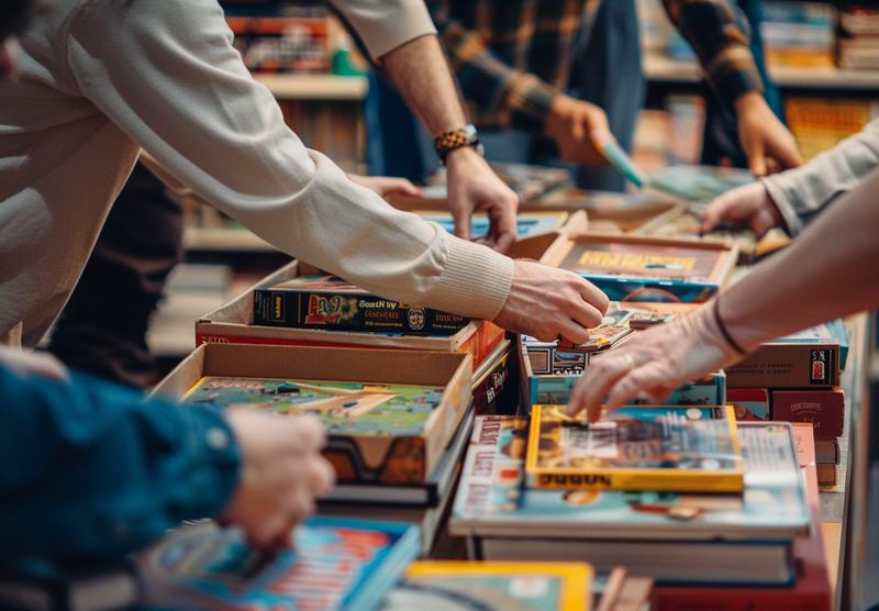 Troc de puzzles et jeux de société