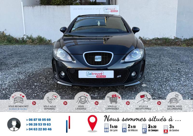 Seat Leon Cupra R-Evolution 2.0 Tsi 265Cv Complet d'origine Rare *142000Km*Siège Recaro Monocoque Sport*Vitres teintées*Phares bi-xénon*Ct Révision kit Distribution Ok*Véhicule Sous Garantie*100 Points de Contrôles*CarteGrise Moitié prix (Véhicule plus 10