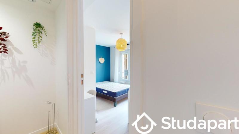 Chambre - 9 m² - 1 pièce