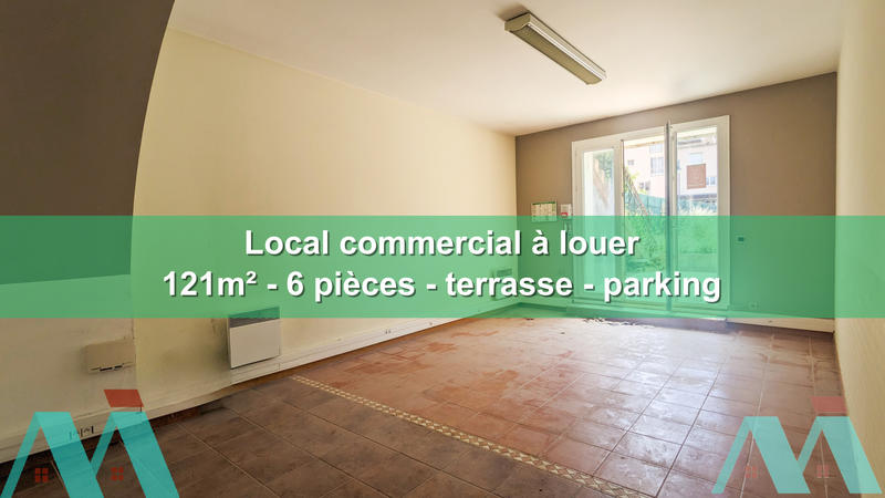 Local commercial - 121 m² - 6 pièces