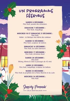 Un programme féerique à shopping promenade