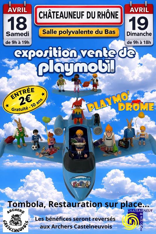 Exposition - vente Playmobil