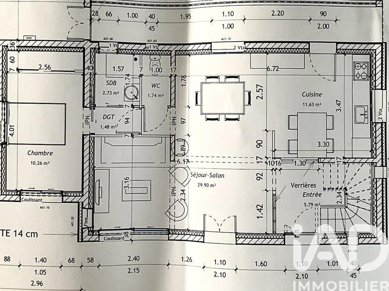 Maison - 109 m² - 5 pièces