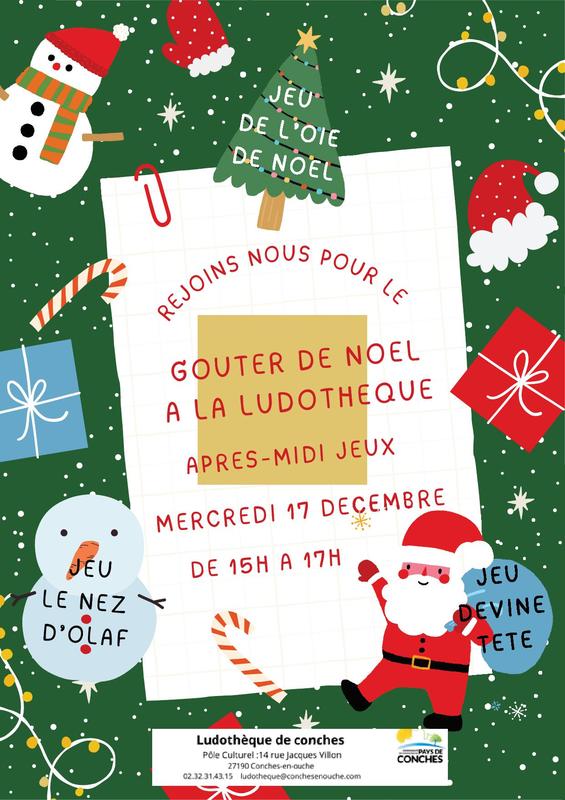 Goûter de Noël à la Ludothèque, 17.12.2025