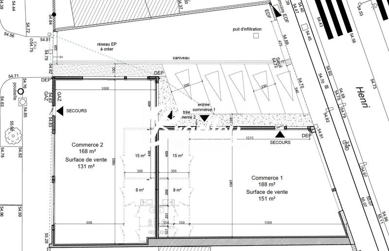 Local commercial - 356 m²