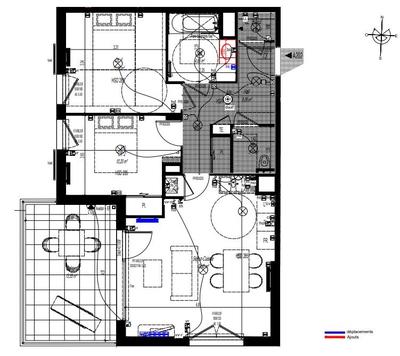 Appartement - 61 m² - 3 pièces
