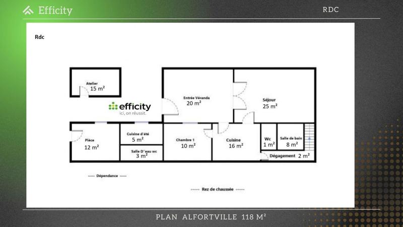Maison - 118 m² - 5 pièces