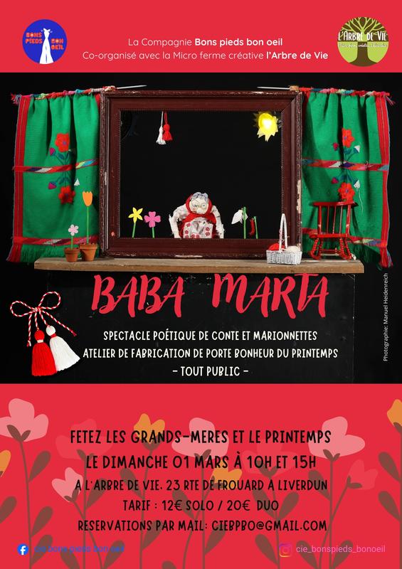 Fête des grands mères et du printemps en marionnettes et porte bonheur