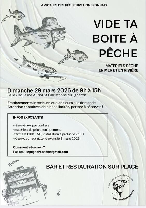 Vide ta boîte à pêche
