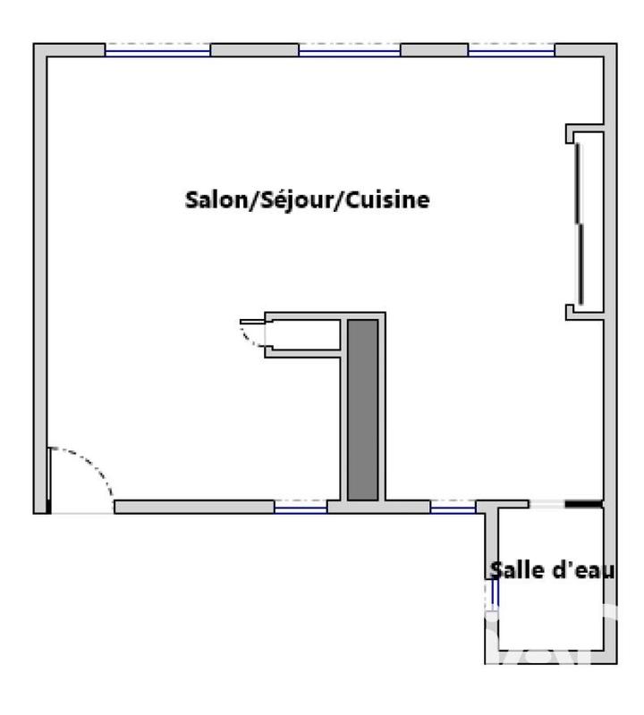 Appartement - 38 m² - 2 pièces