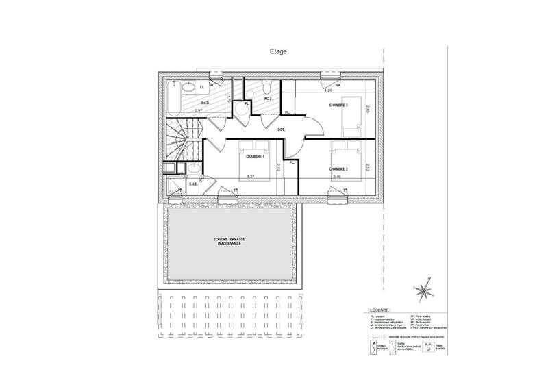 Maison de ville - 92 m² - 4 pièces