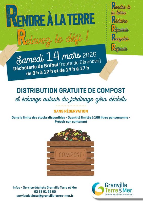 Distribution gratuite de compost