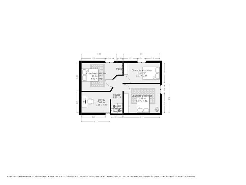 Maison - 91 m² - 5 pièces