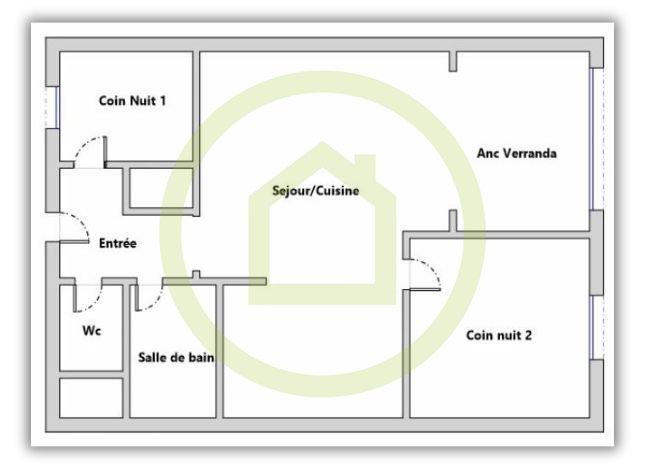 Appartement - 42 m² - 2 pièces