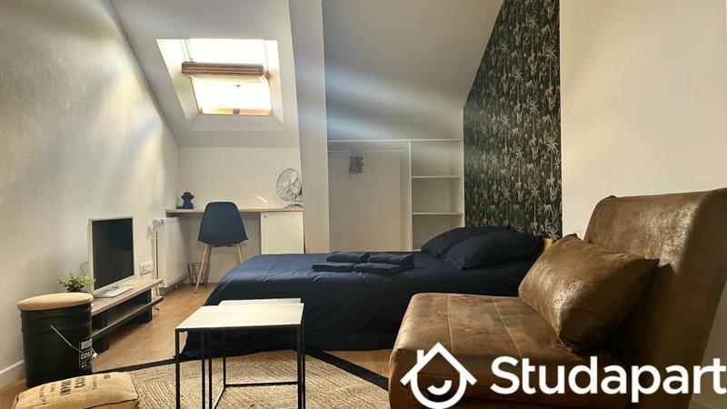 Chambre - 17 m² - 1 pièce