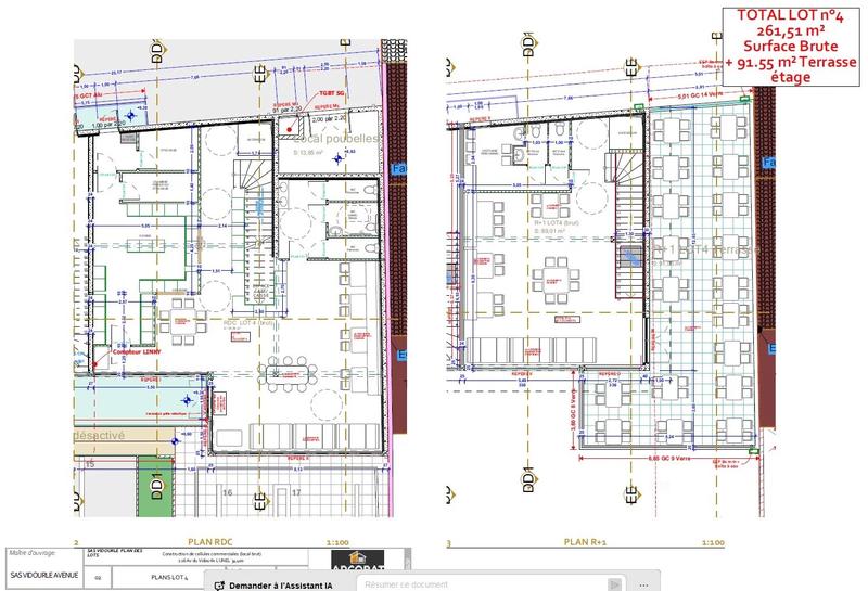 Local commercial - 261 m²