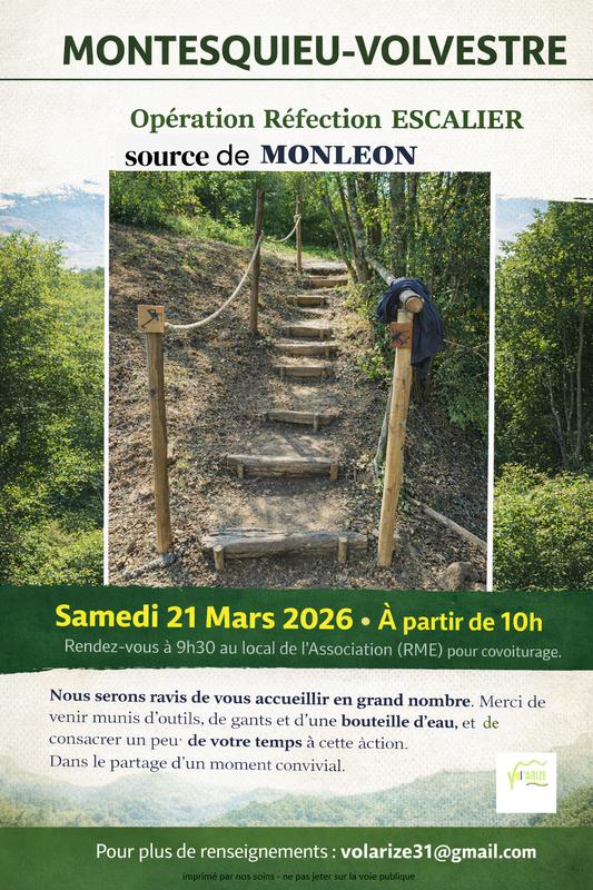 Opération Réfection Escalier