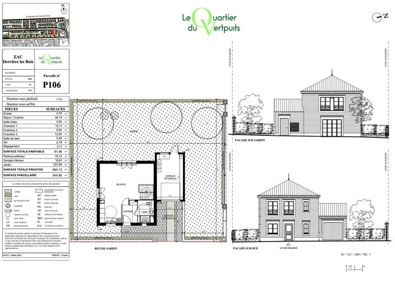 Maison - 91 m² - 4 pièces