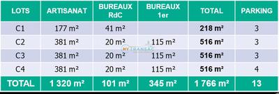 Local d'activité / Entrepôt - 220 m²
